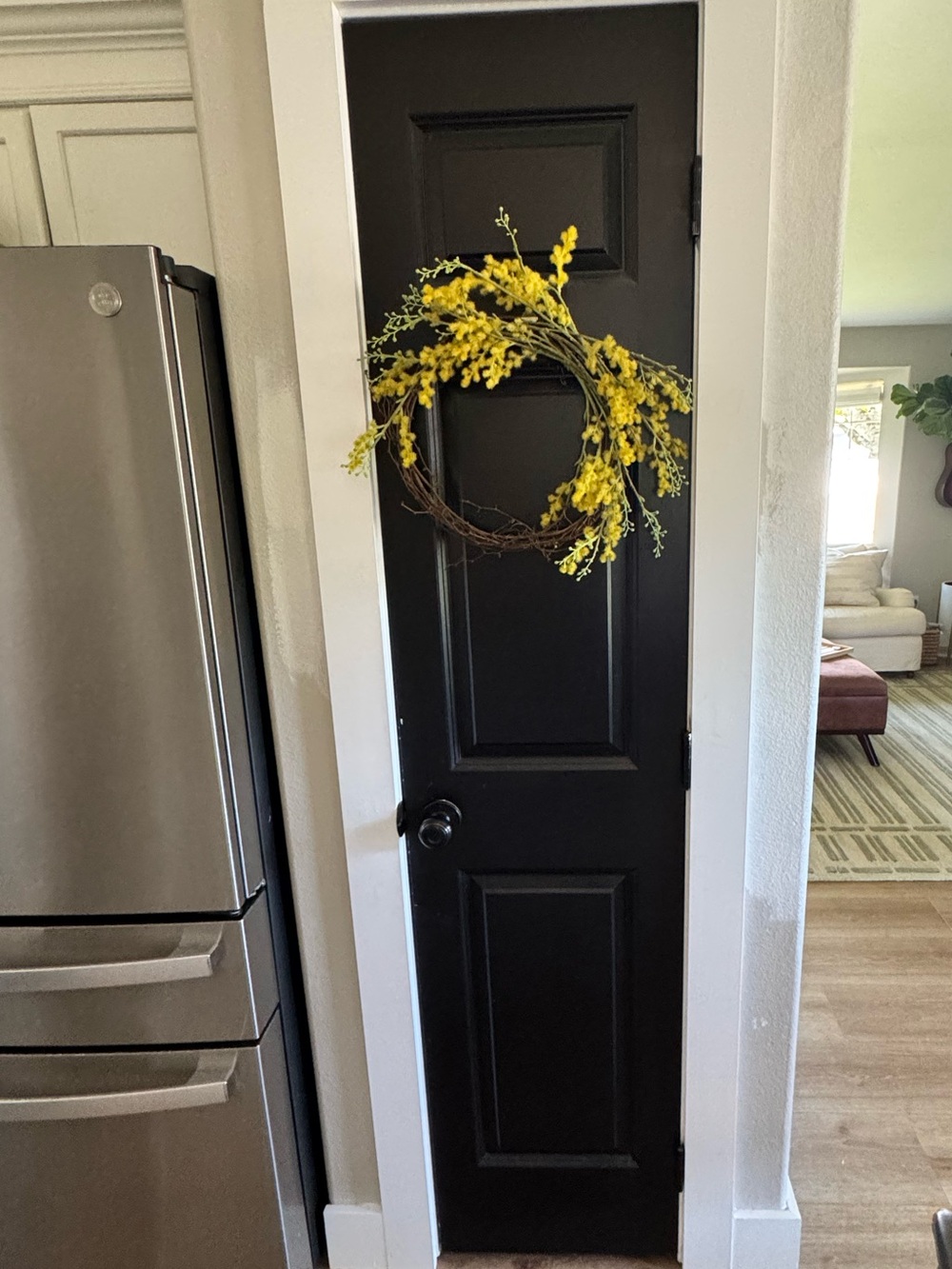 Yellow Forsythia Wreath - Seasonal Door Decor